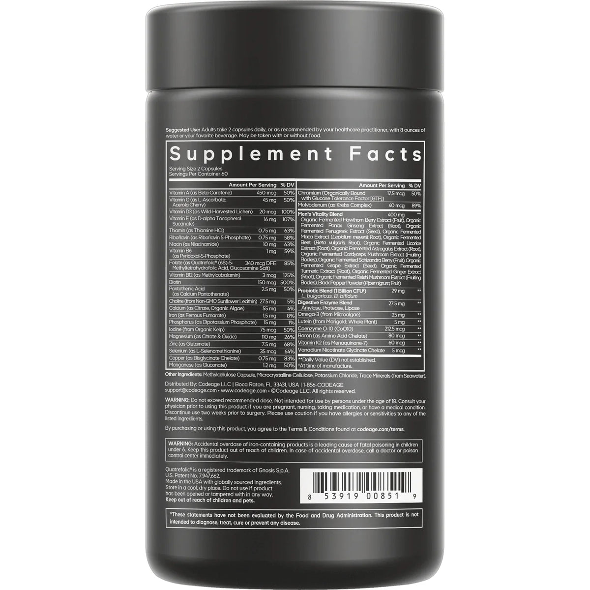 Men's Fermented Multivitamin+