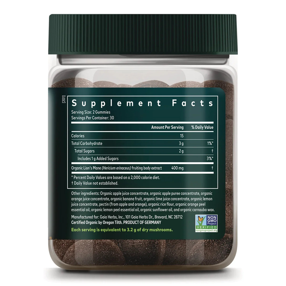 Lion's Mane Mushroom Gummies - Citrus