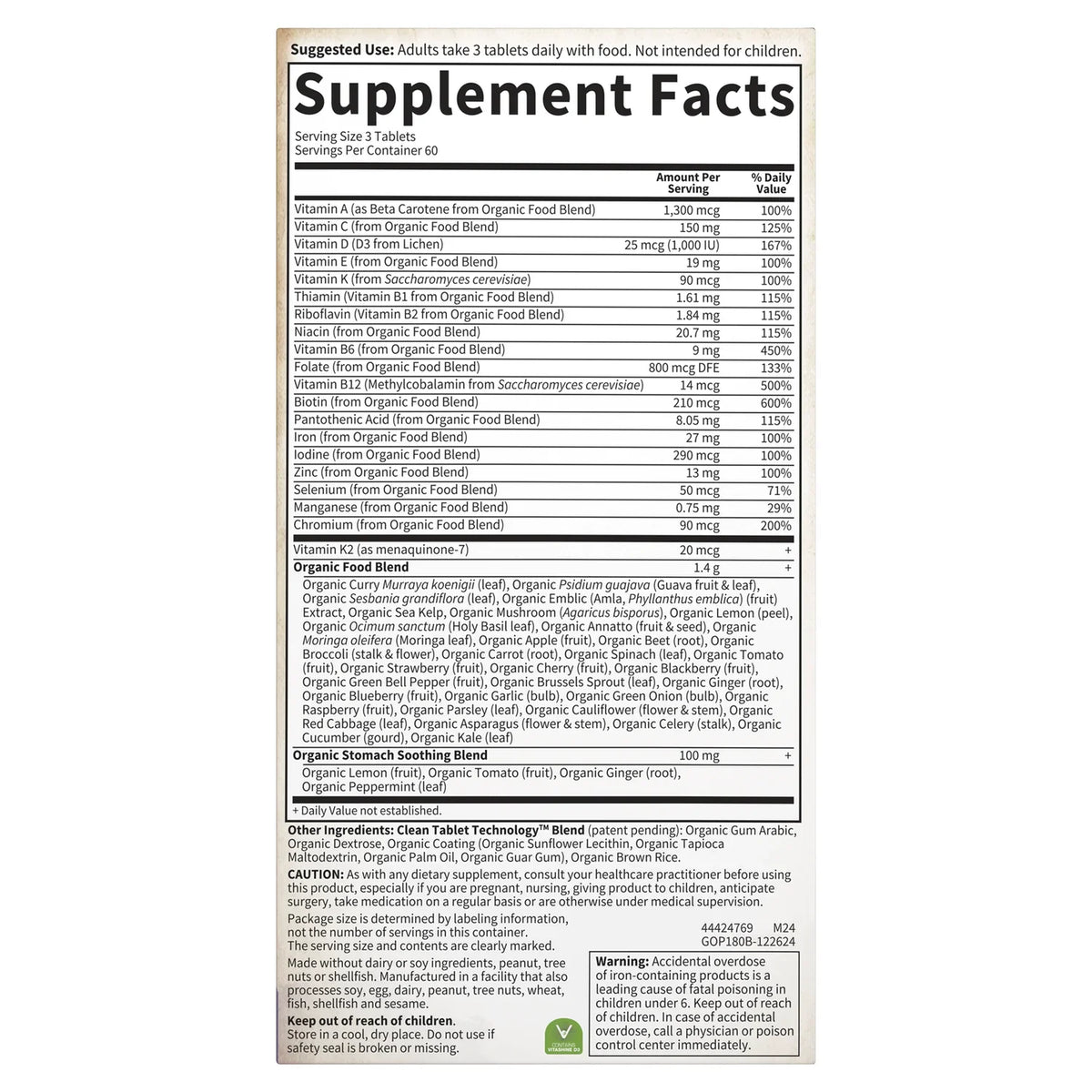 Organics Prenatal Multi