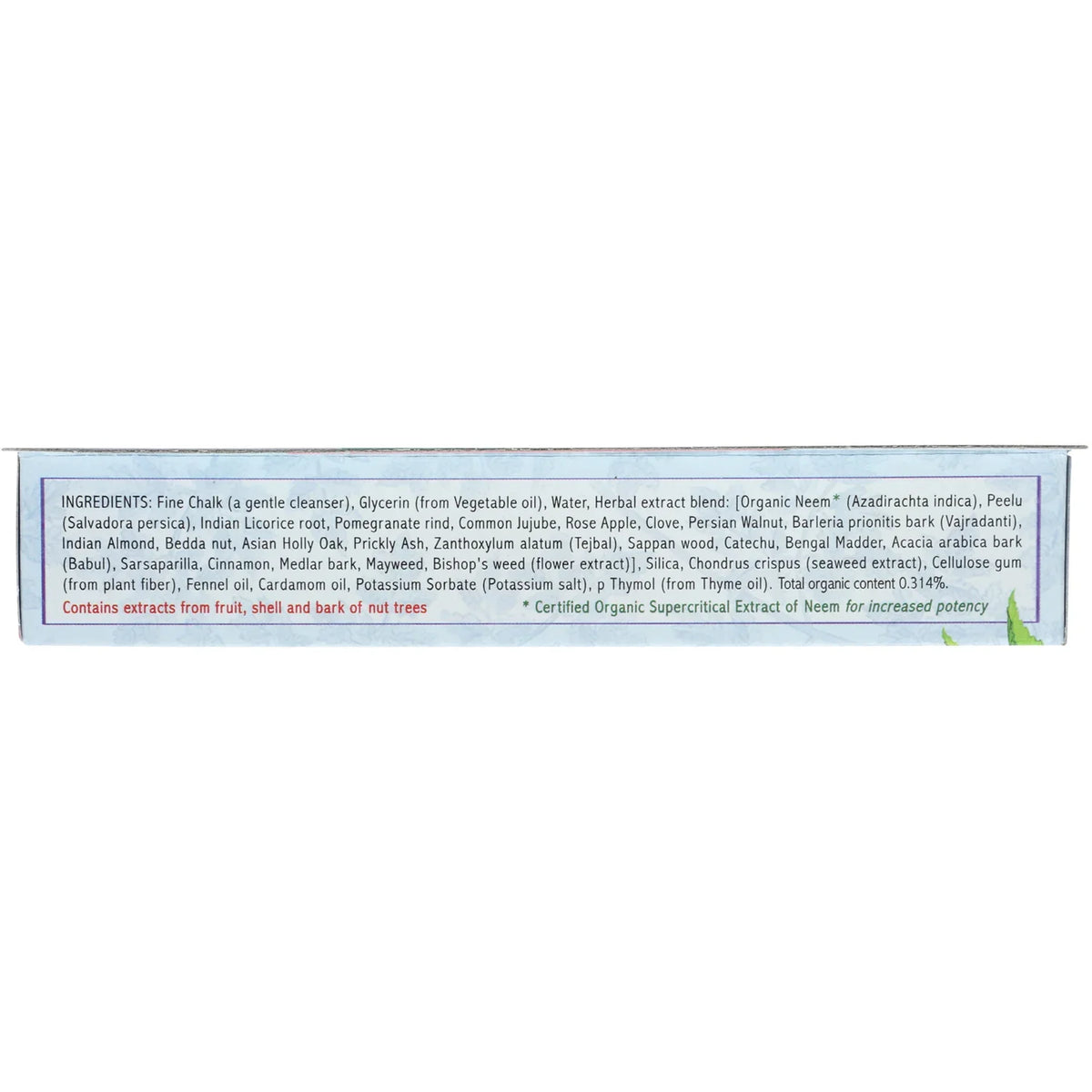 Herbal Toothpaste Non-Foaming Cardamom-Fennel