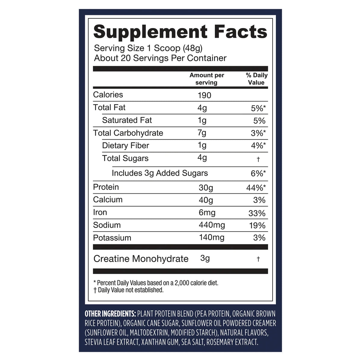 Protein + Creatine - Creamy Vanilla