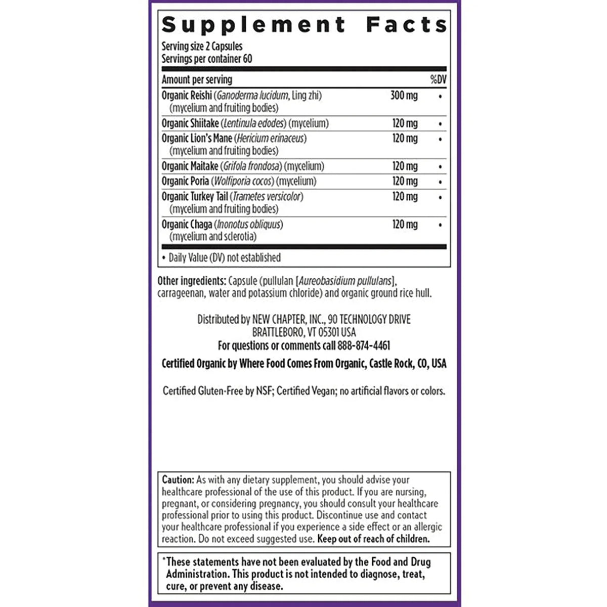 Immune Support Reishi & Shiitake Mushroom Blend
