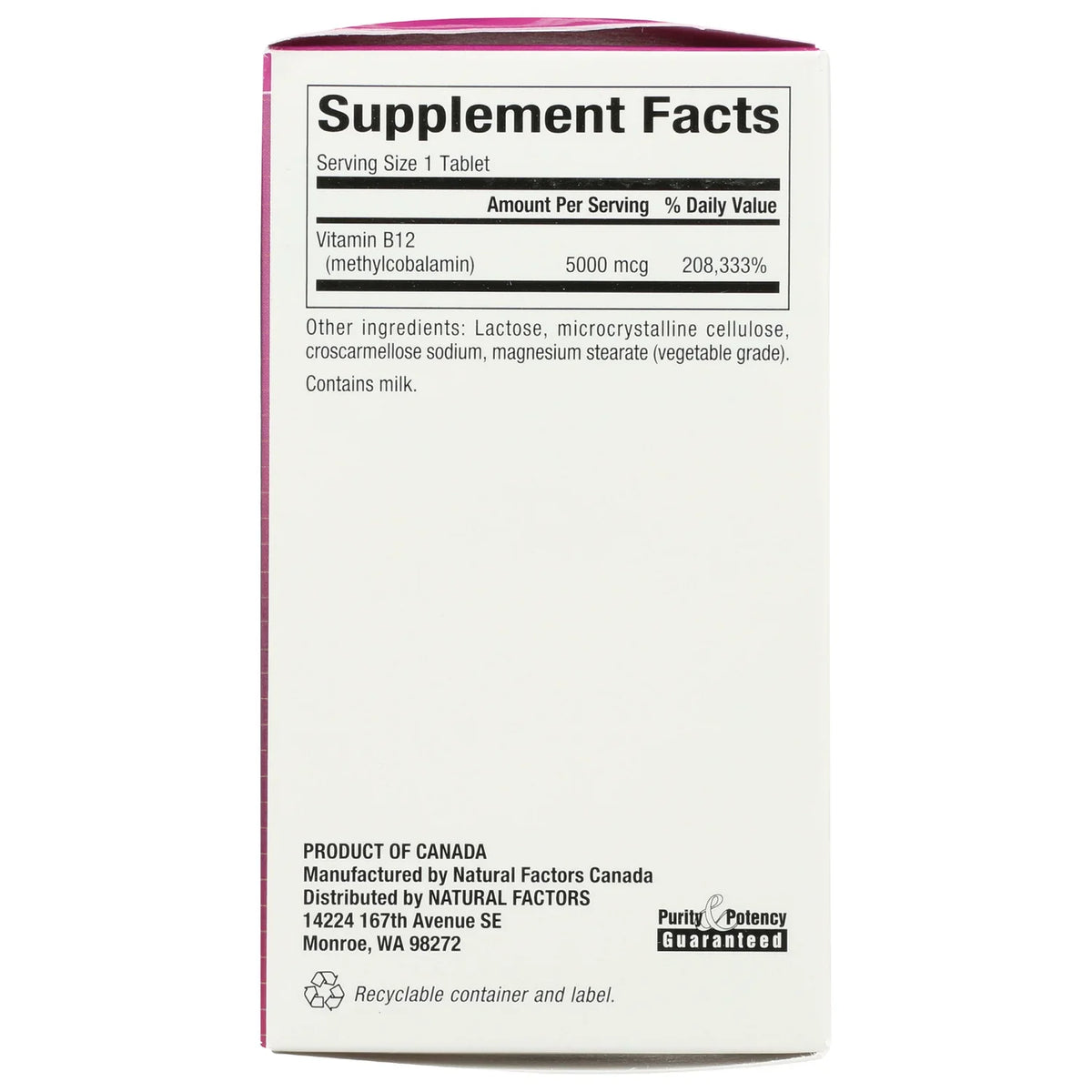 B12 Methylcobalamin