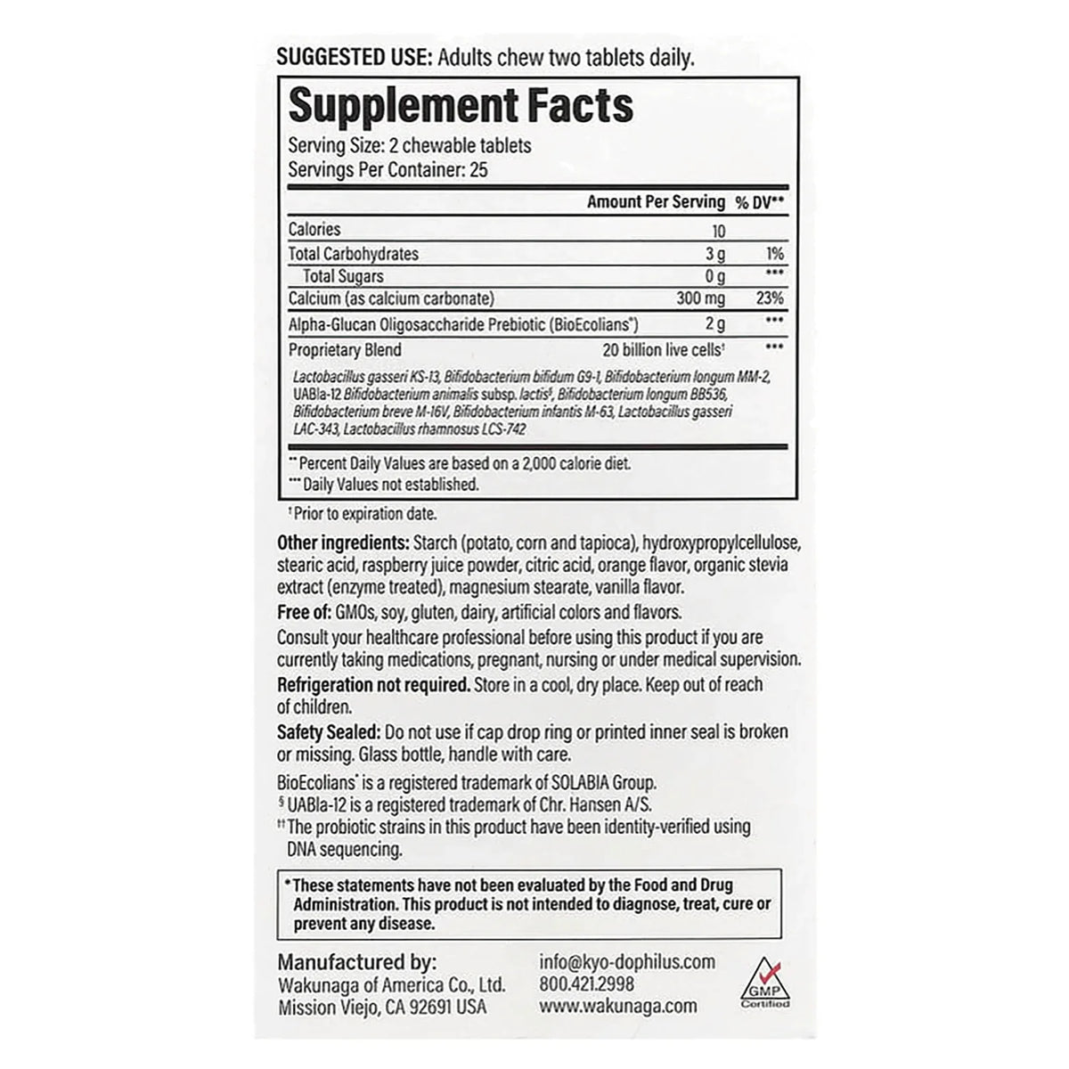 Kyo-Dophilus Pro+ Synbiotic - Berry Smoothie