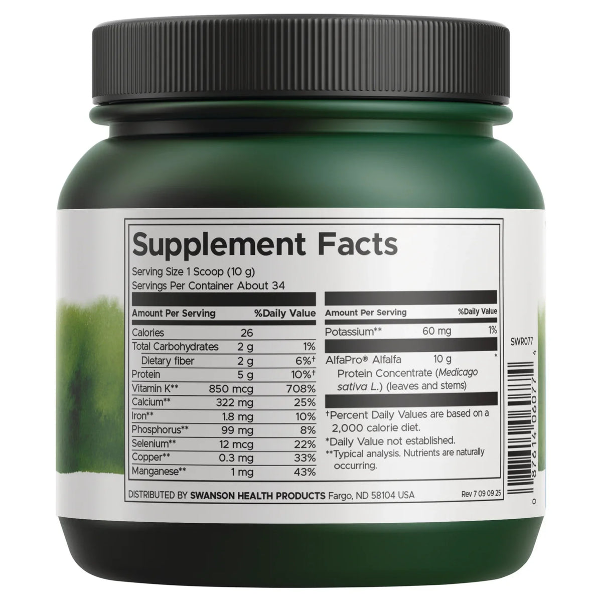AlfaPro Alfalfa Protein Concentrate - Non-GMO