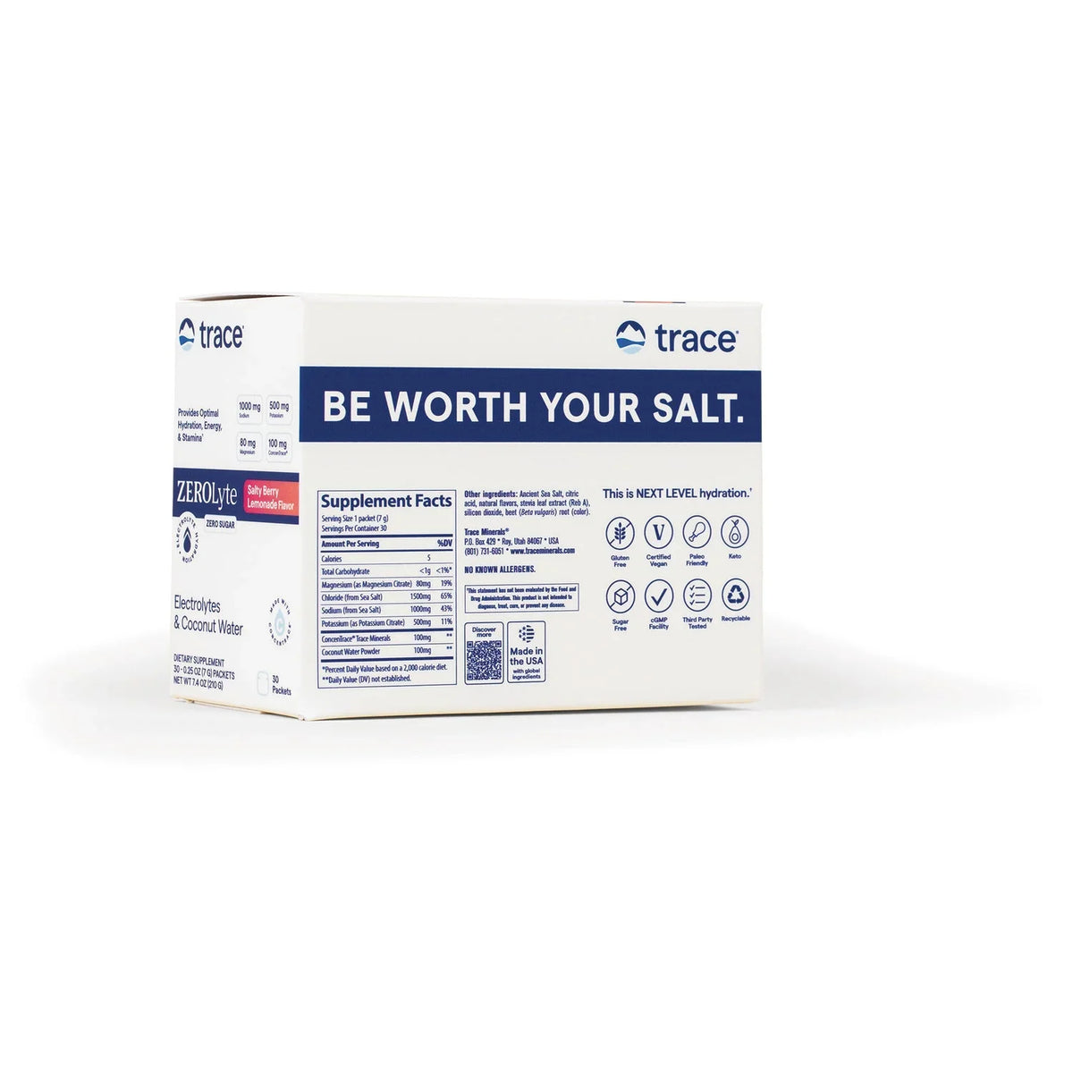 Zerolyte Electrolytes & Coconut Water - Salty Watermelon