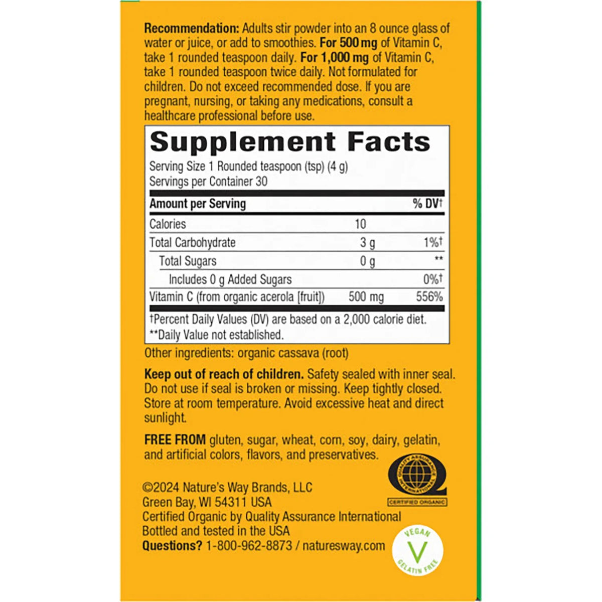Alive! Vitamin C Powder Drink Mix