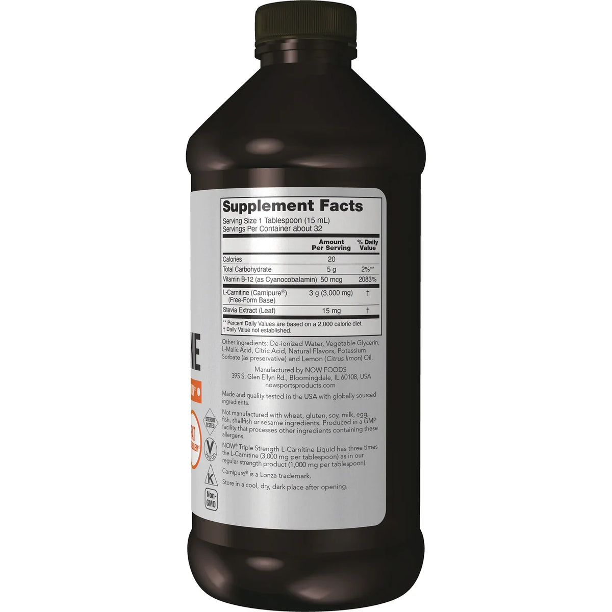Triple Strength L-Carnitine - Citrus