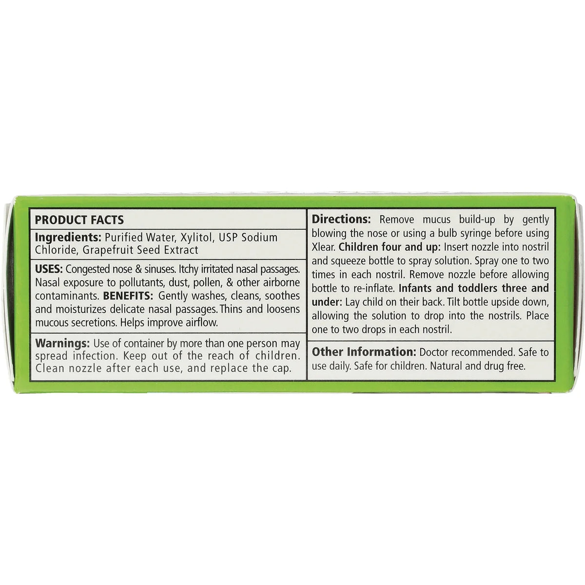 Kid's Natural Saline Nasal Spray with Xylitol