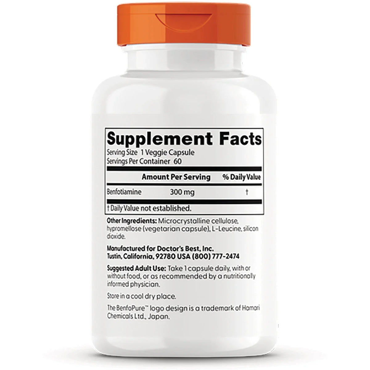 Benfotiamine 300 with Benfopure
