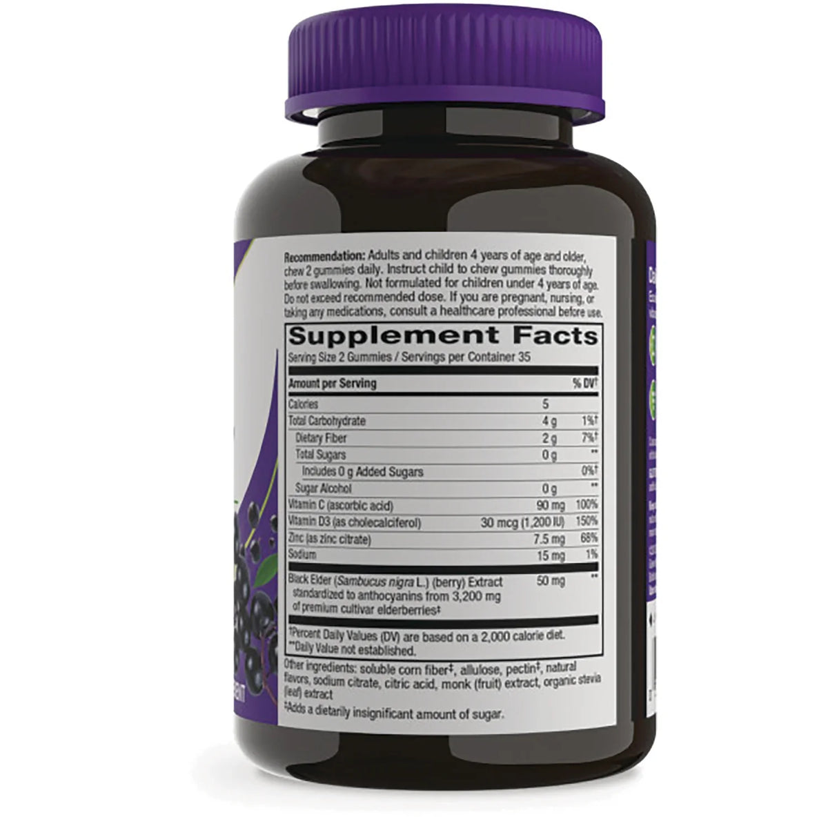 Sambucus Elderberry Immune Gummy - Zero Sugar