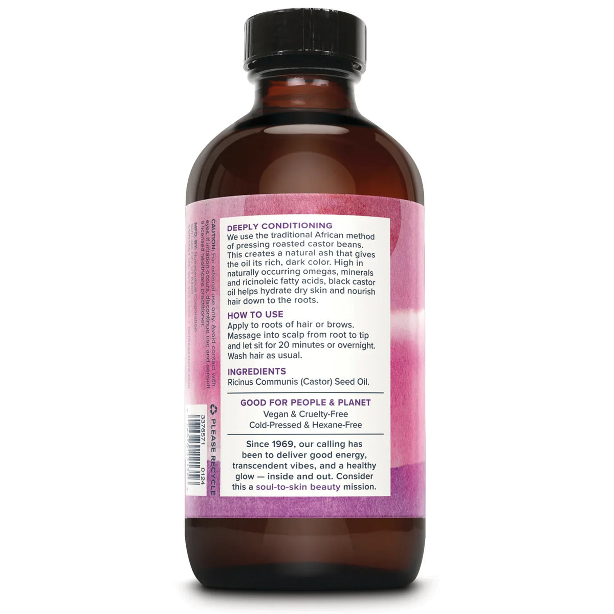 Black Castor Oil for Body, Hair and Brows
