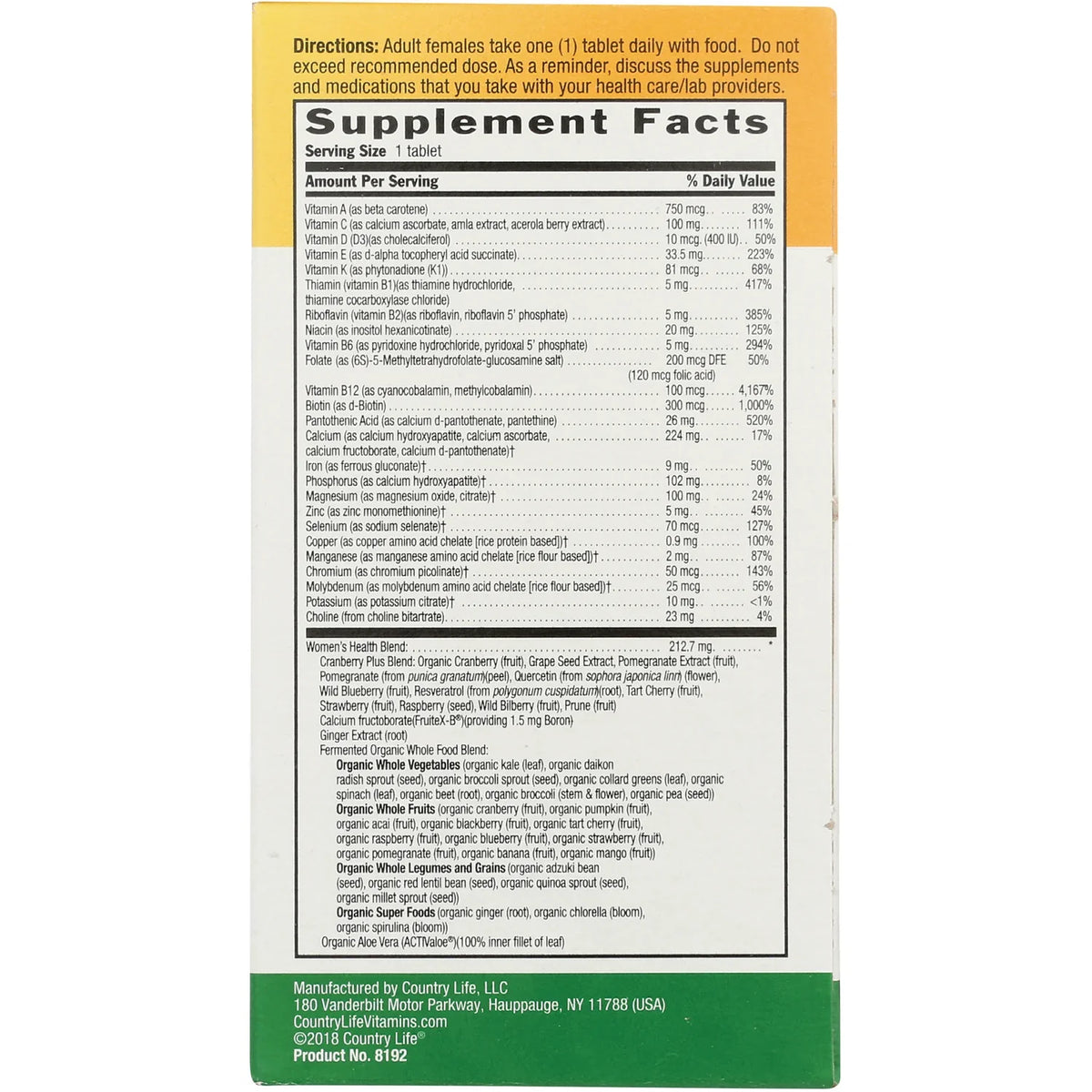 Core Daily-1 Multivitamin For Women