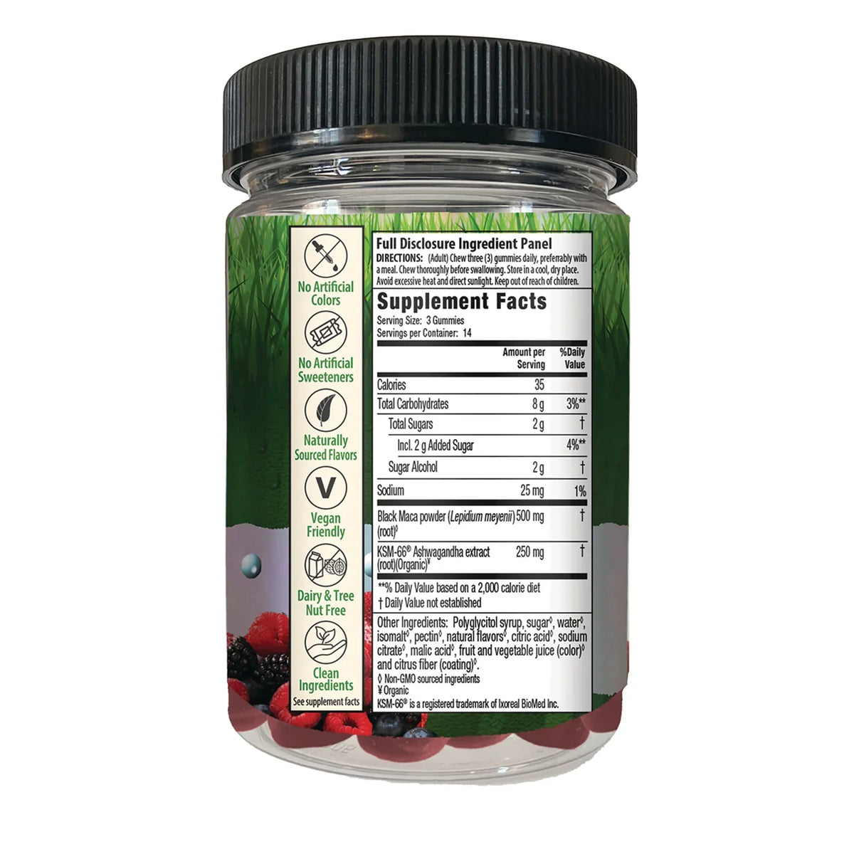 Maca Root + Ashwagandha Gummies - Strawberry